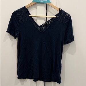 Elegant Lace v-neck Women Top